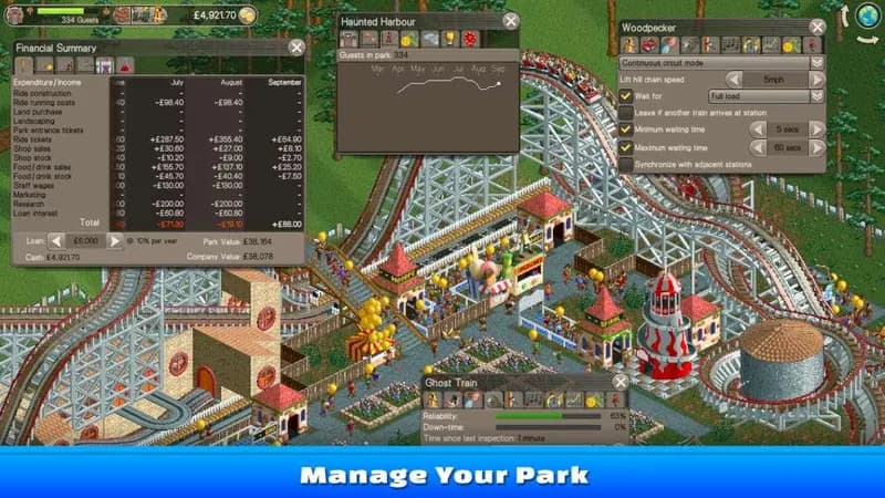 RollerCoaster Tycoon Classic PC Steam CD Key - 2
