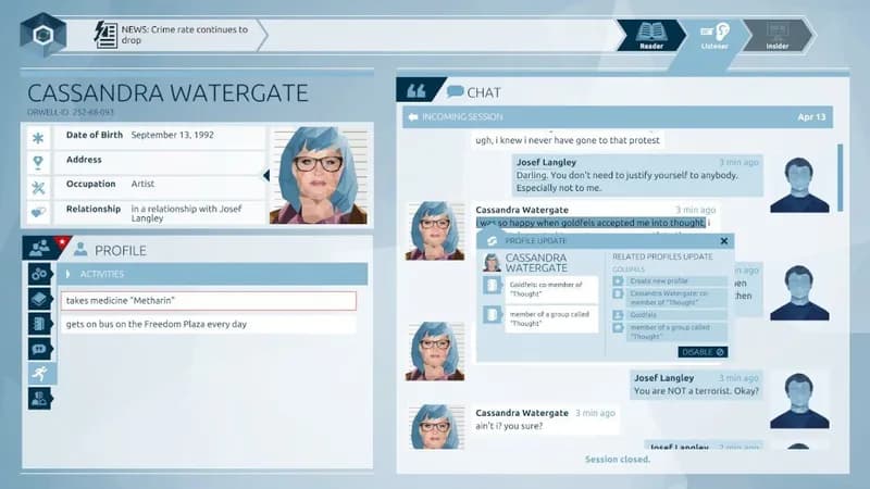 Orwell: Keeping an Eye On You Steam CD Key - 5