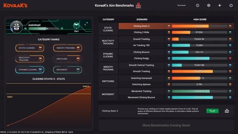KovaaK's PC Steam Account - 2