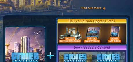 Cities: Skylines Starter Deluxe Edition Bundle PC Steam Account