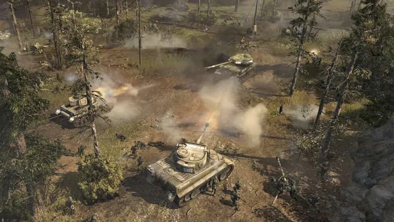 Company of Heroes 2 - German Skin: Four Color Disruptive Pattern Bundle Steam CD Key - 4