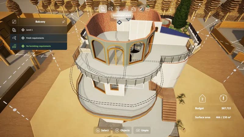Architect Life: A House Design Simulator Supporter Edition PC Steam Account - 5