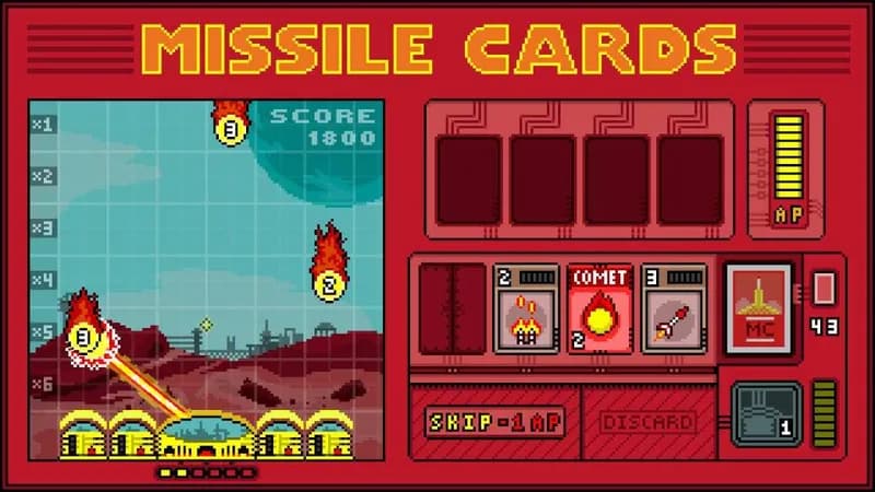 Missile Cards PC Steam CD Key - 3
