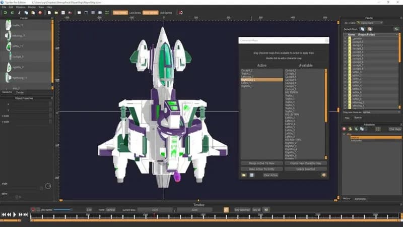 Spriter: Radius-Wing SHMUP Animated Art Pack Steam CD Key - 3