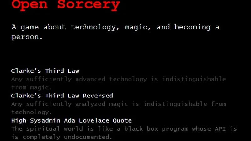 Open Sorcery Steam CD Key - 2
