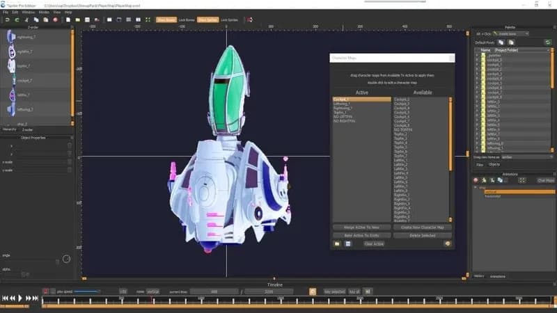 Spriter: Radius-Wing SHMUP Animated Art Pack Steam CD Key - 5