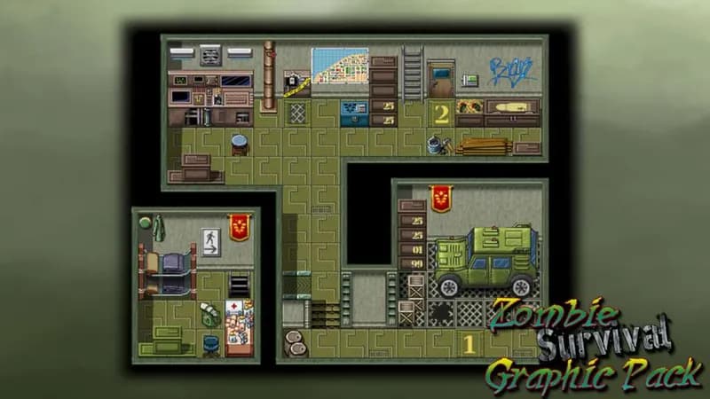 RPG Maker: Zombie Survival Graphic Pack Steam CD Key - 4