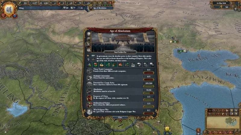 Europa Universalis IV - Mandate of Heaven Expansion PC Steam CD Key - 5