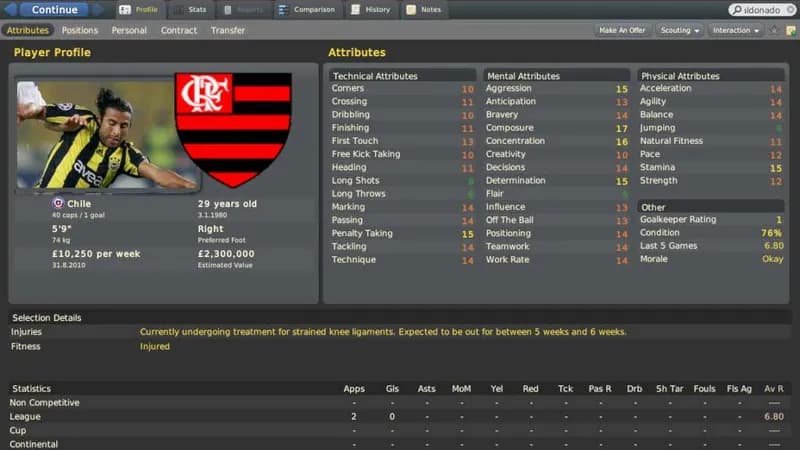 Football Manager 2011 PC Steam CD Key - 5