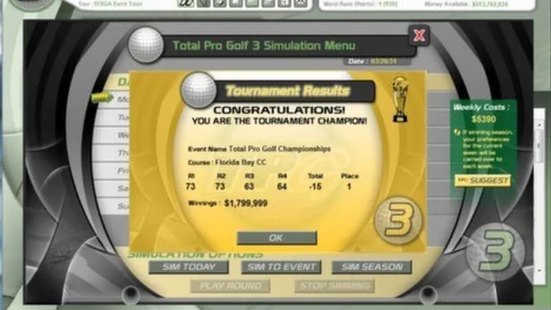 Total Pro Golf 3 Steam CD Key - 3