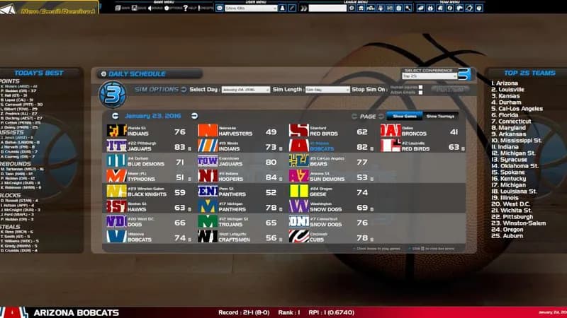 Draft Day Sports College Basketball 3 Steam CD Key - 2