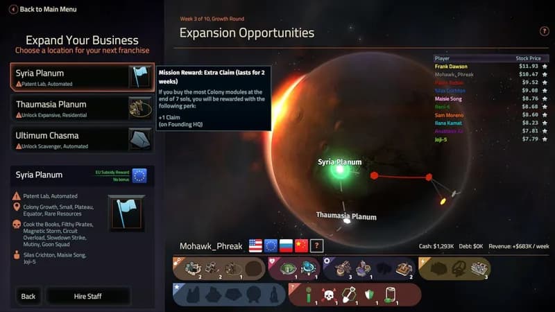 Offworld Trading Company - The Patron and the Patriot DLC Steam CD Key - 2