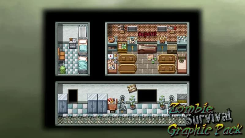 RPG Maker: Zombie Survival Graphic Pack Steam CD Key - 5