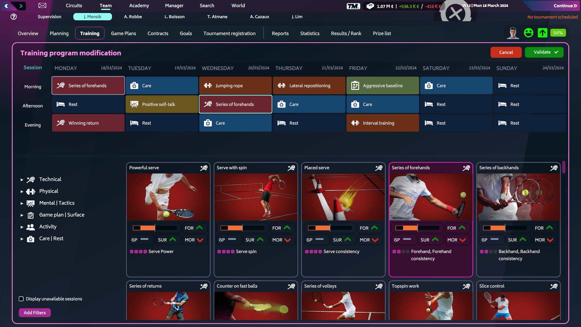 Tennis Manager 2024 PC Steam Account - 4