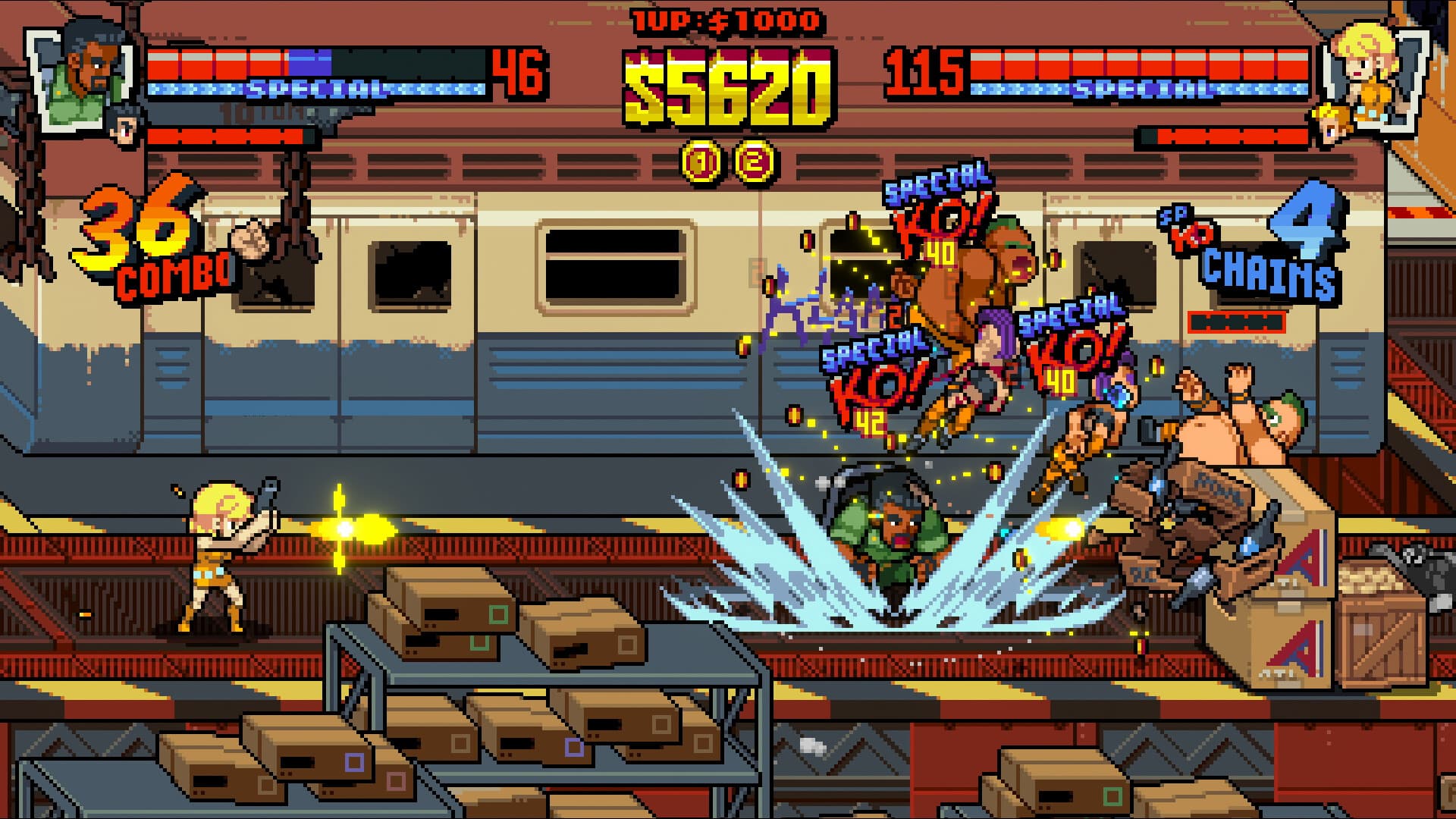 Double Dragon Gaiden: Rise Of The Dragons Steam Account - 2