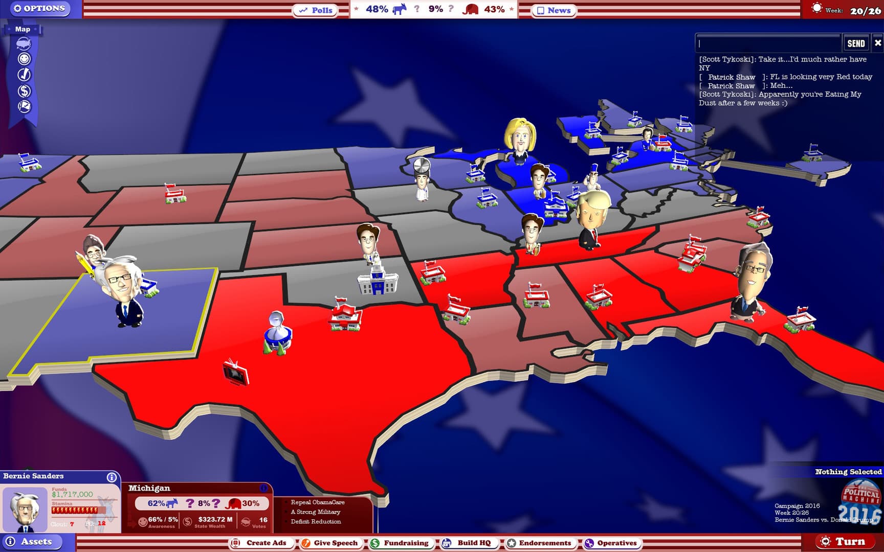 The Political Machine 2016 Steam CD Key - 4