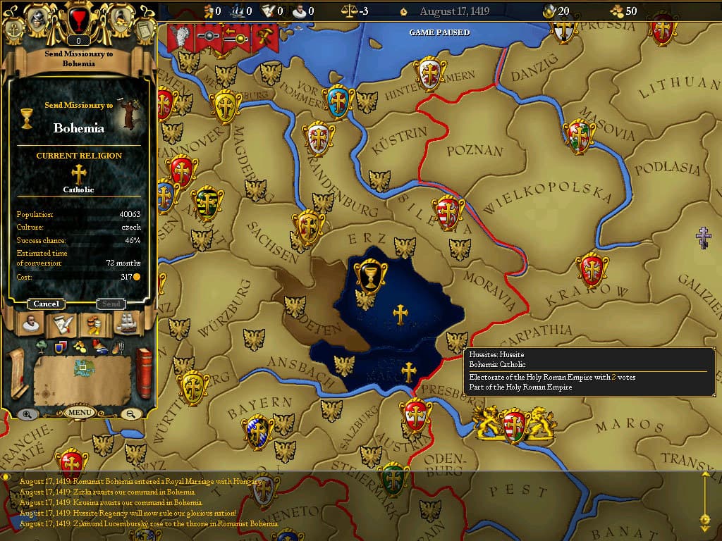For The Glory: A Europa Universalis Game PC Steam CD Key - 5
