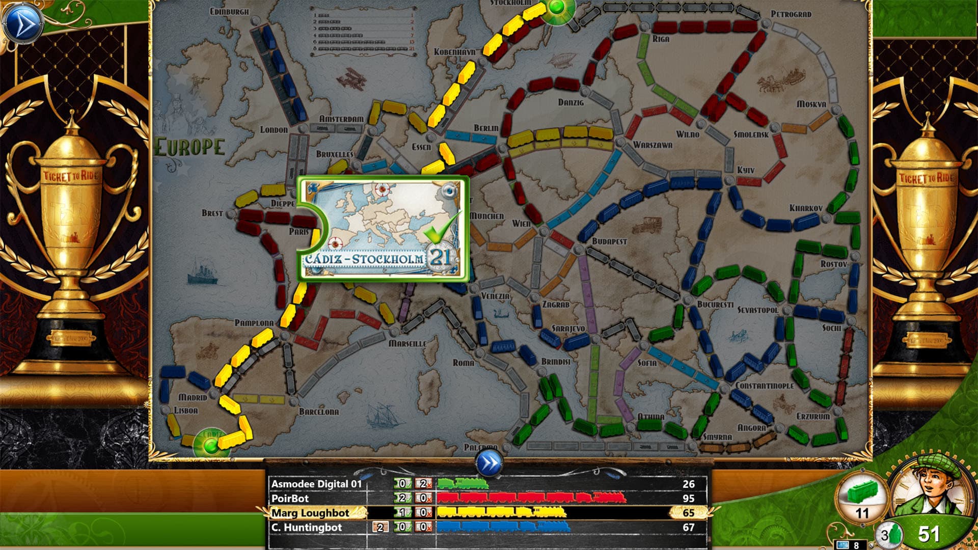 Ticket to Ride: Classic Edition - Europe DLC Steam CD Key - 3