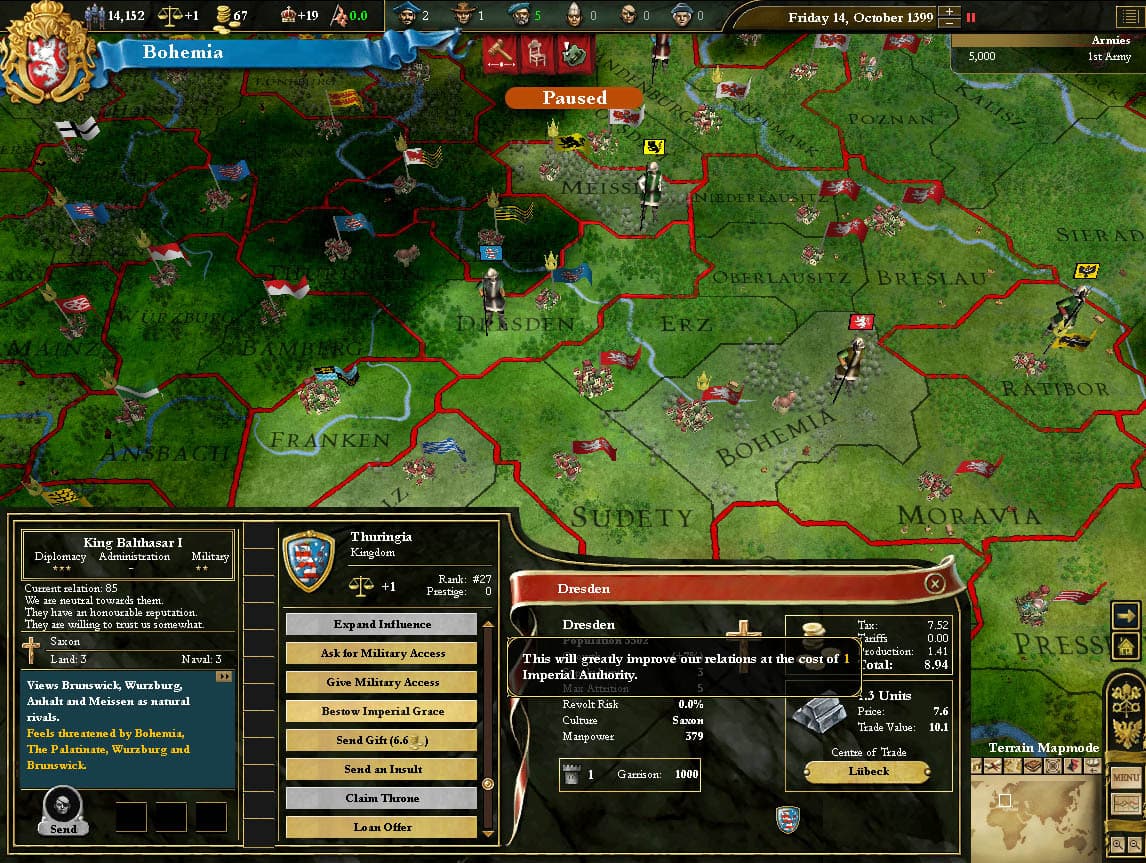 Europa Universalis III - Heir to the Throne Expansion Steam CD Key - 7