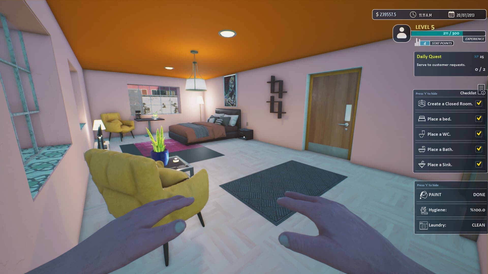 Hotel Owner Simulator PC Steam Account - 6