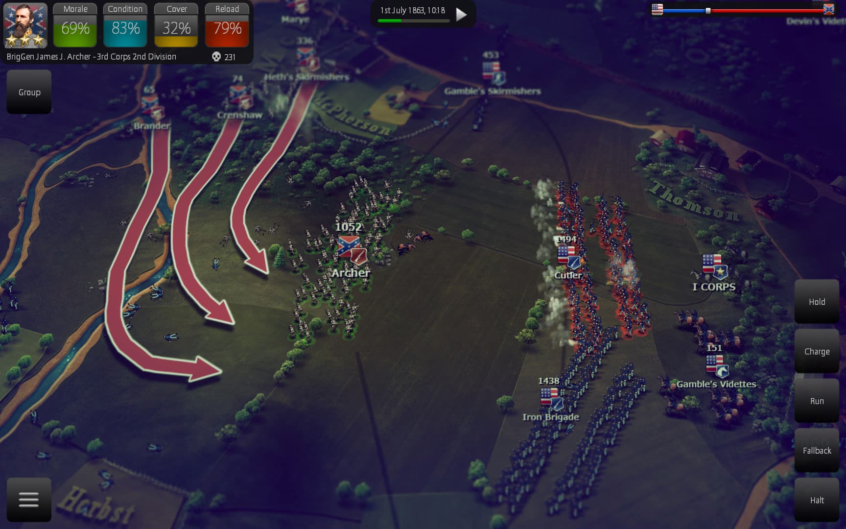 Ultimate General: Gettysburg Steam CD Key - 7