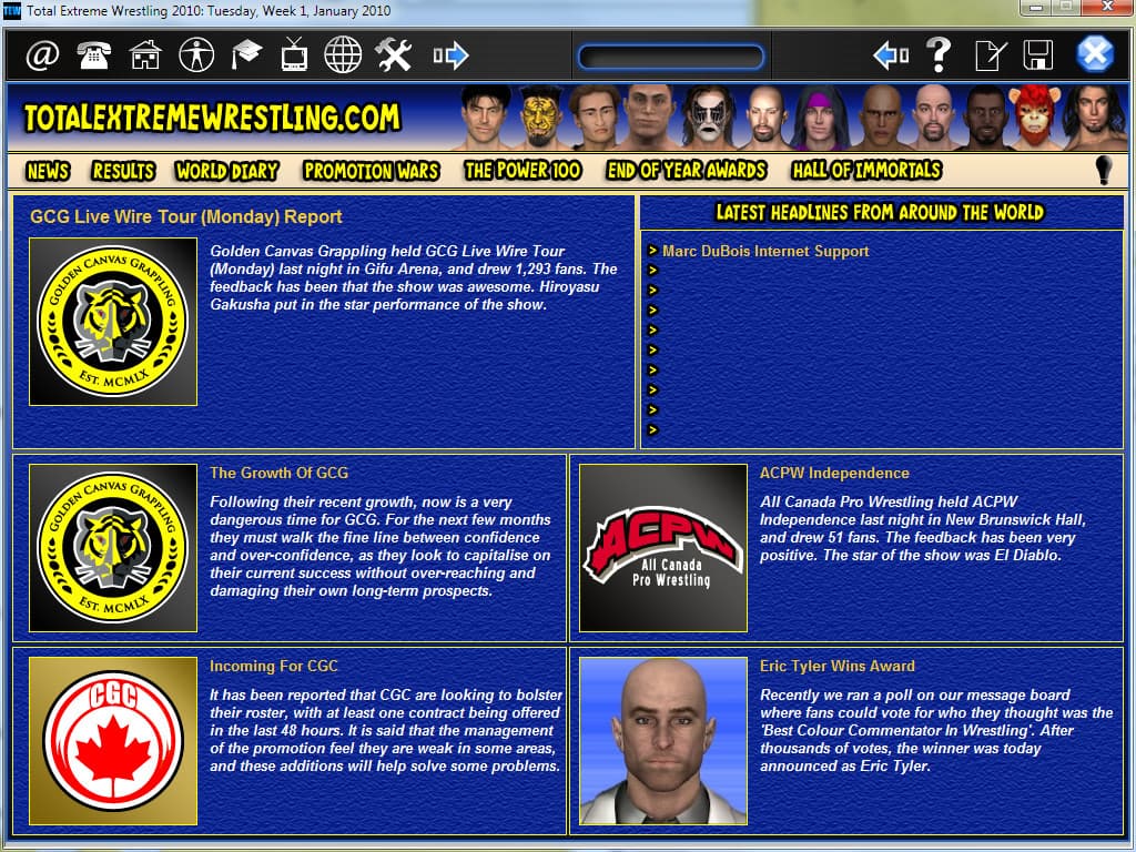 Total Extreme Wrestling 2010 Steam CD Key - 2