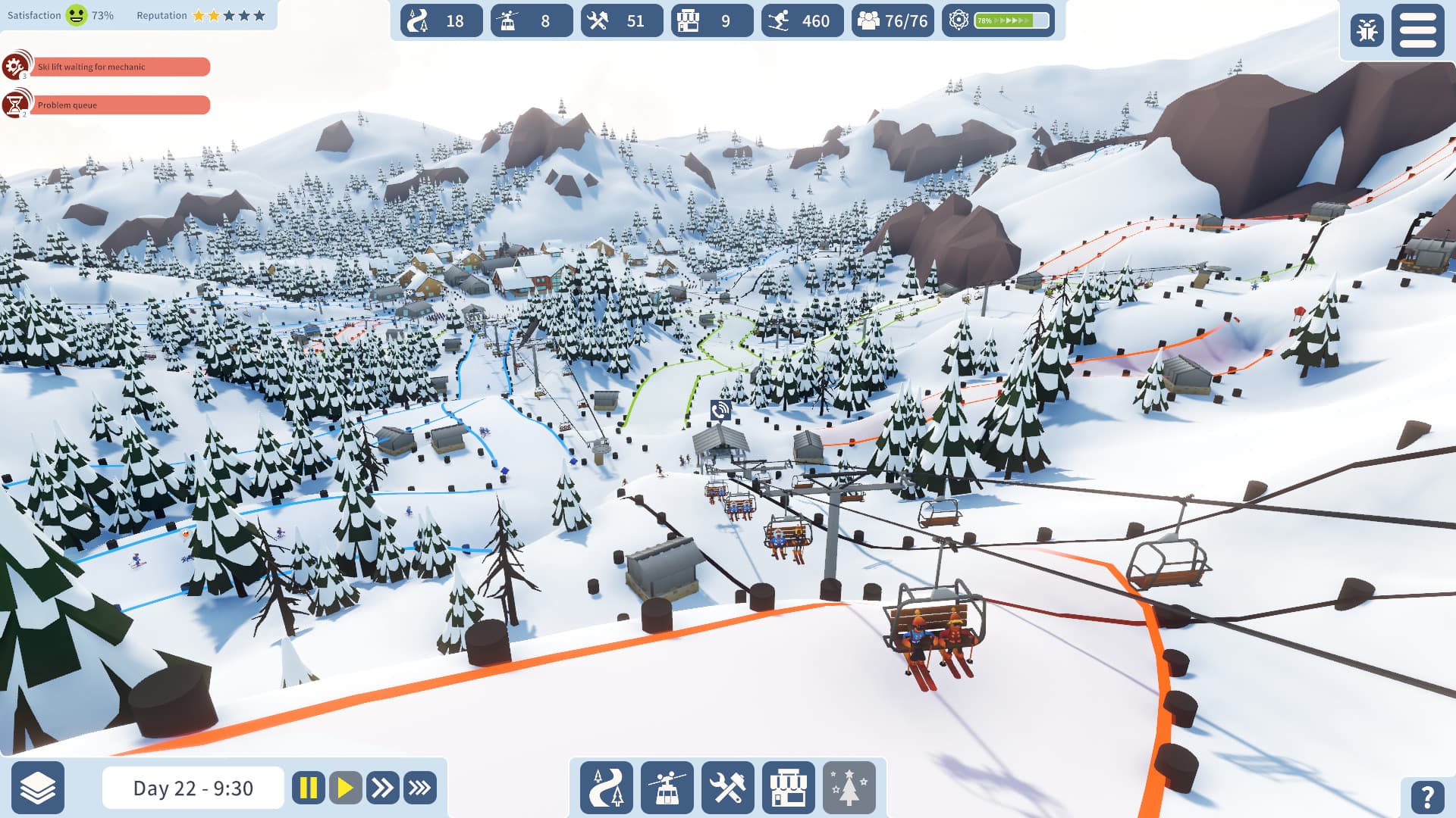 Snowtopia: Ski Resort Builder PC Steam Account - 4