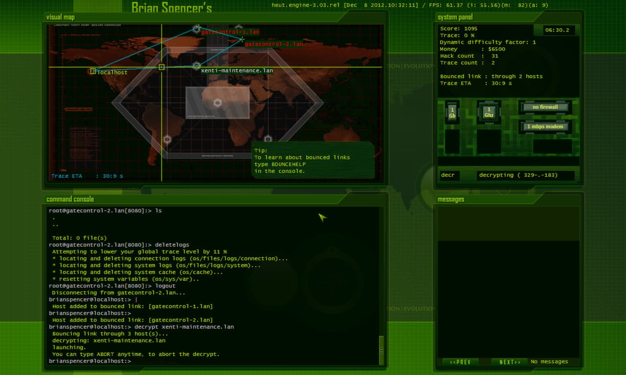Hacker Evolution: Untold - Hardcore Package 1 DLC Steam CD Key - 2