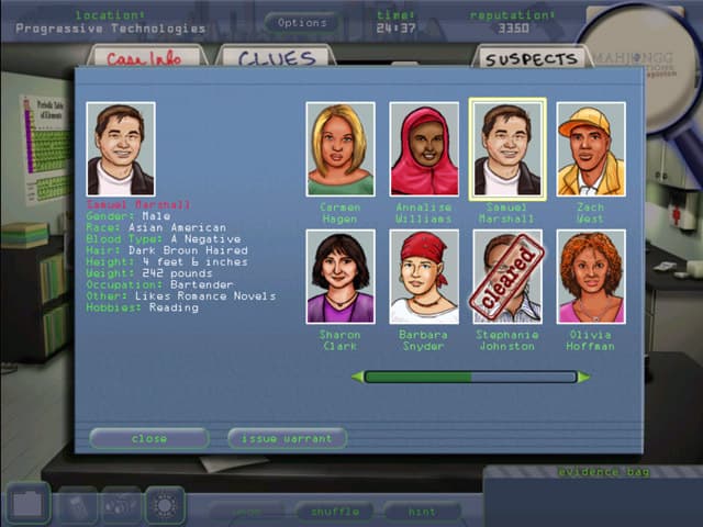 Mahjongg Investigations: Under Suspicion Steam CD Key - 5