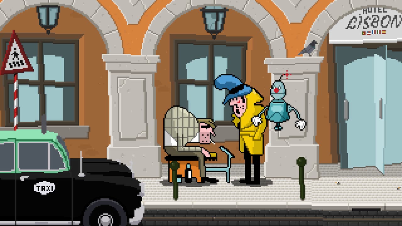 Detective Case and Clown Bot in: Murder in the Hotel Lisbon PC Steam CD Key - 3