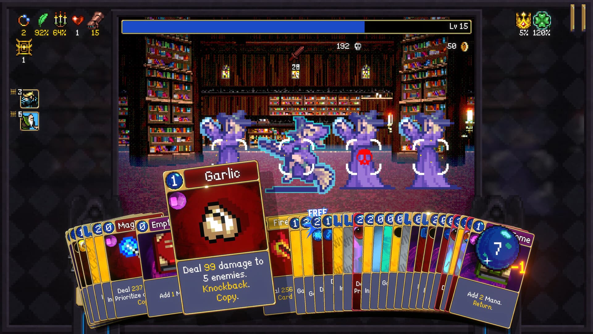 Vampire Crawlers: The Turbo Wildcard from Vampire Survivors PC Steam Account - 3
