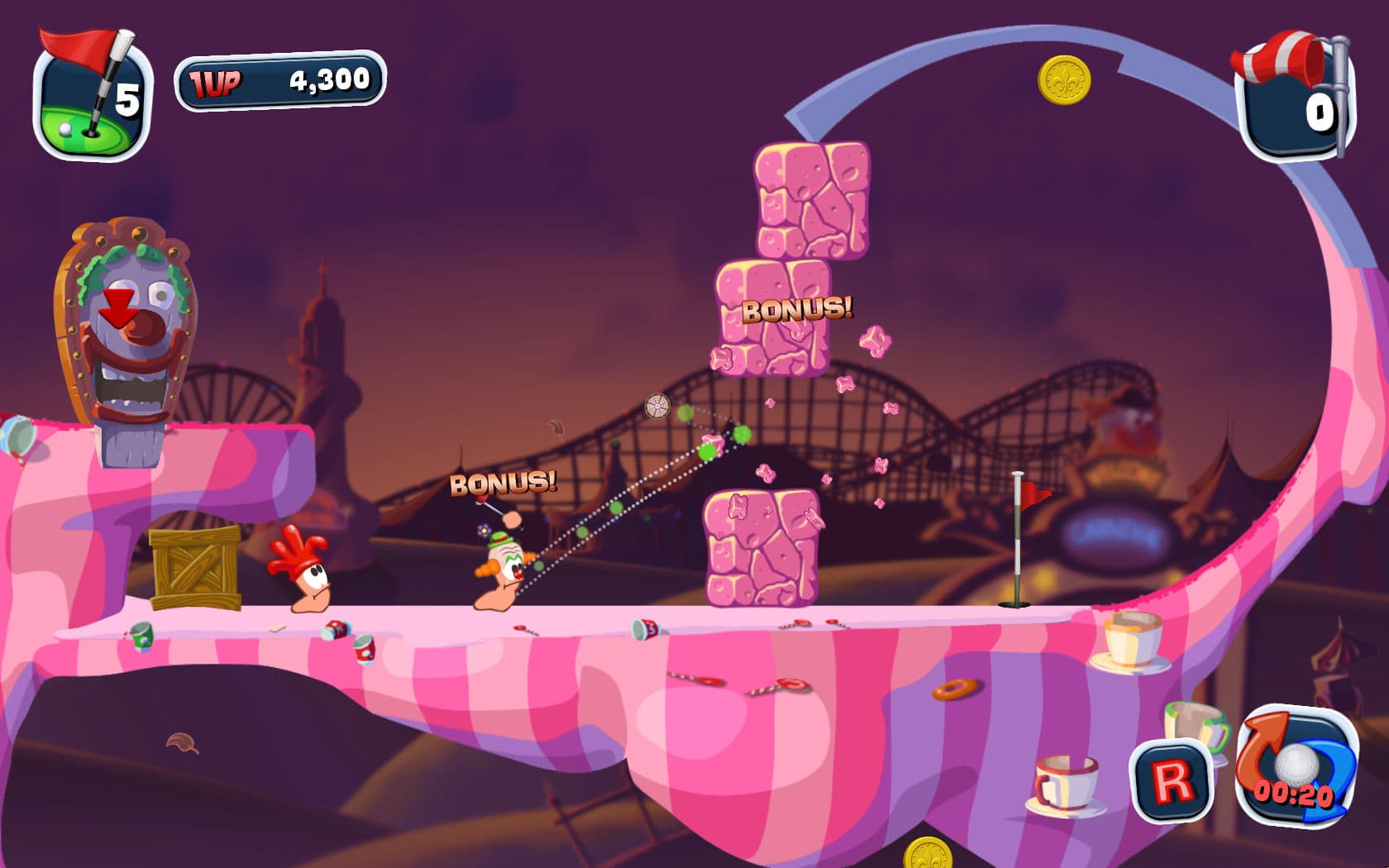 Worms Crazy Golf PC Steam CD Key - 2
