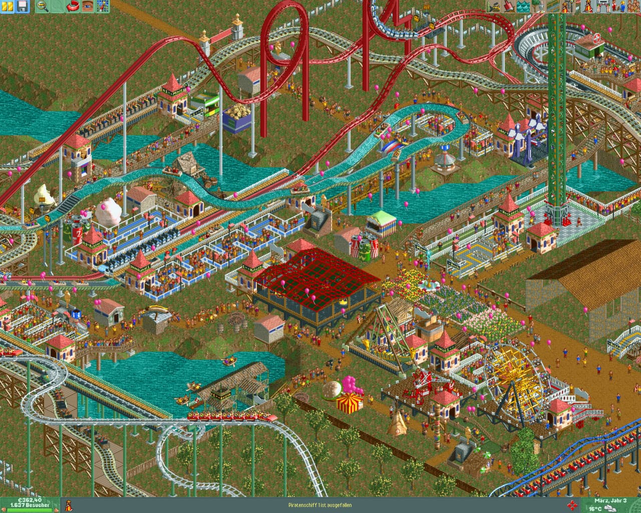 RollerCoaster Tycoon 2: Triple Thrill Pack Steam CD Key - 2