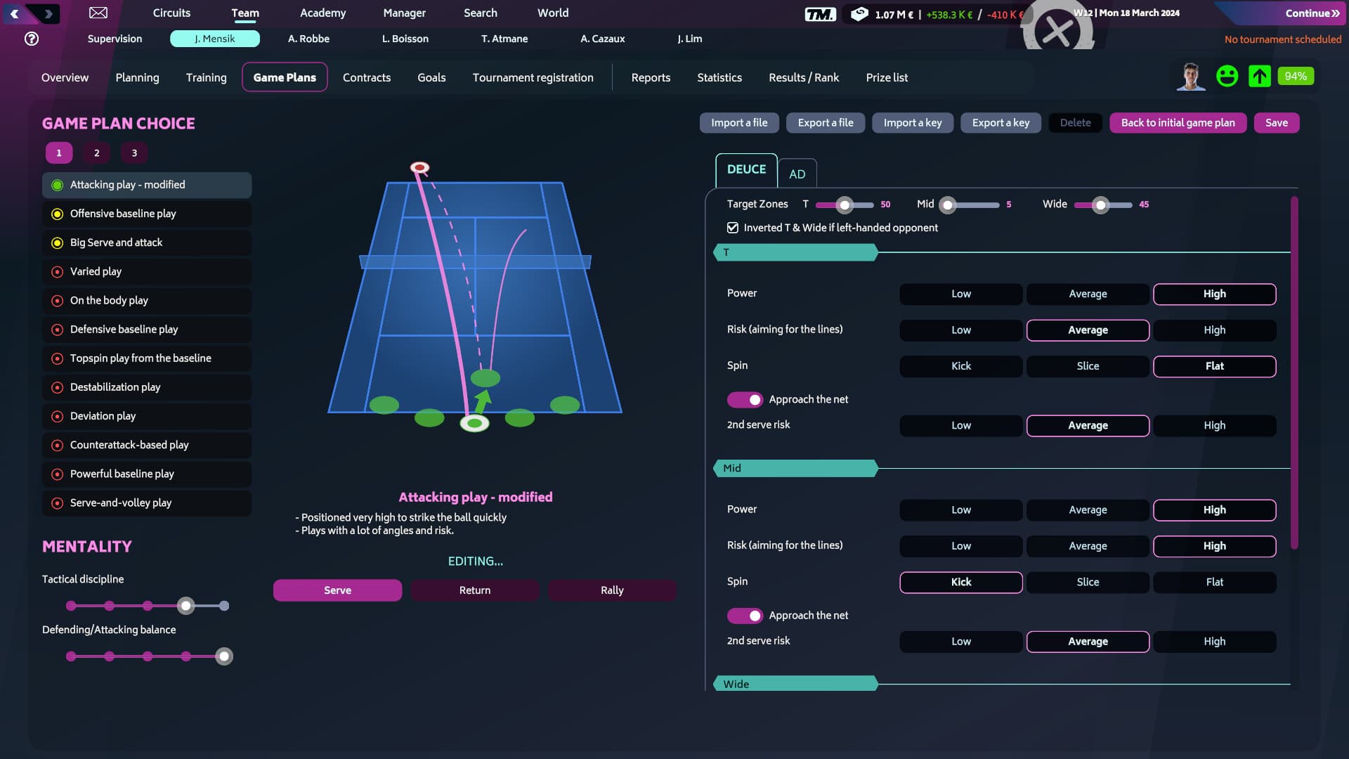 Tennis Manager 2024 PC Steam Account - 5