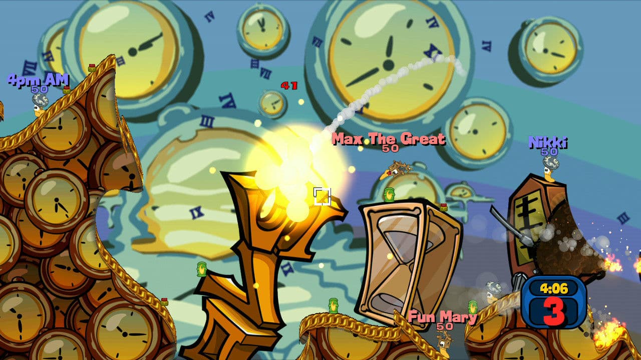 Worms Reloaded - Time Attack Pack DLC PC Steam CD Key - 5