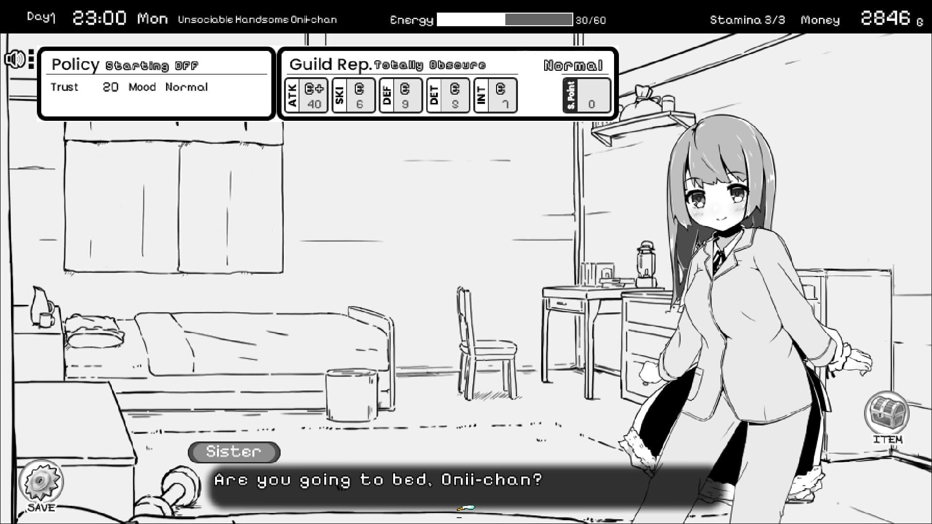 Living With Sister: Monochrome Fantasy PC Steam Account - 4