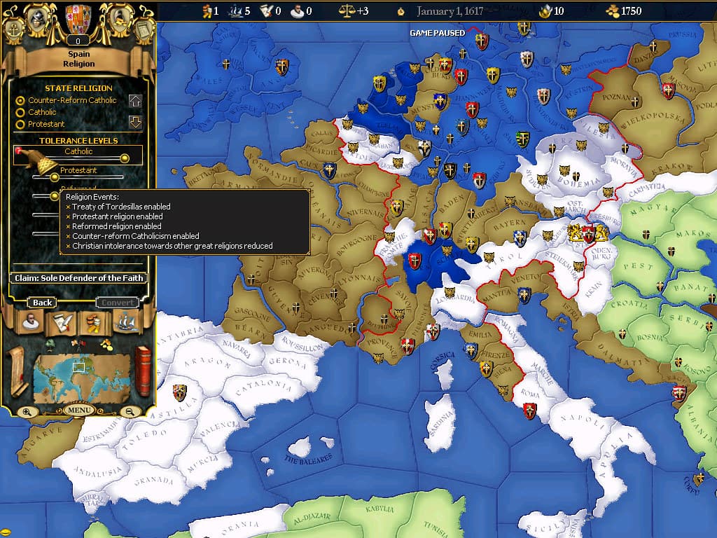 For The Glory: A Europa Universalis Game PC Steam CD Key - 8