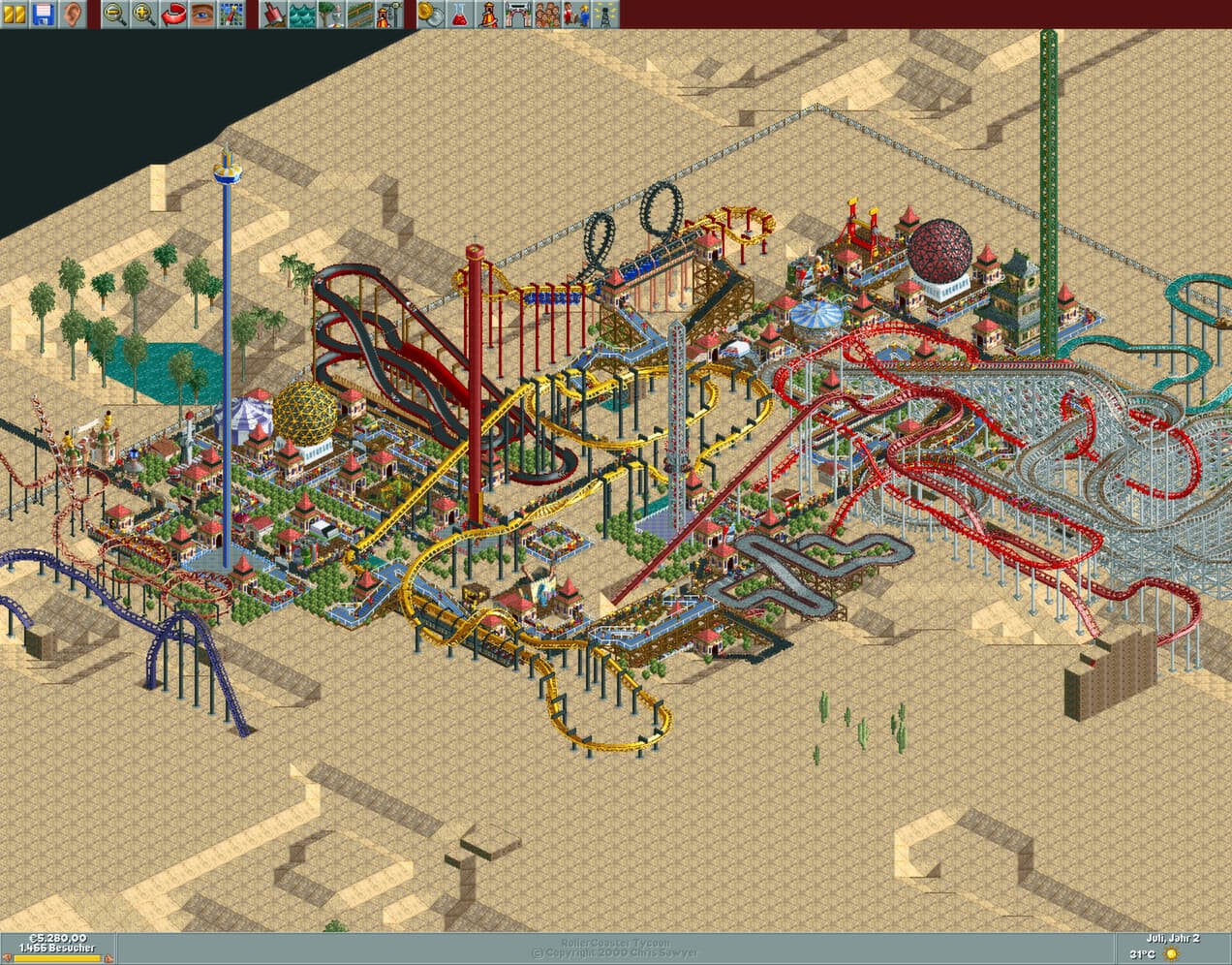 RollerCoaster Tycoon Deluxe Steam CD Key - 4