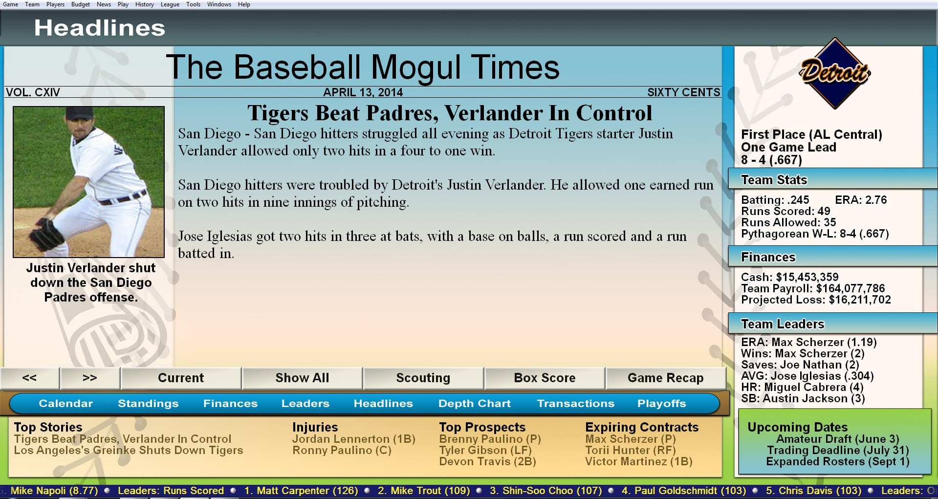 Baseball Mogul 2015 Steam CD Key - 4