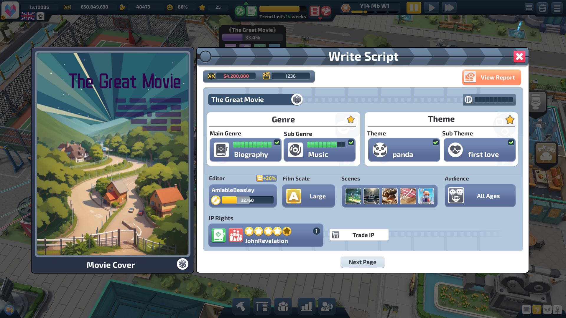 Super Movie Tycoon PC Steam Account - 5
