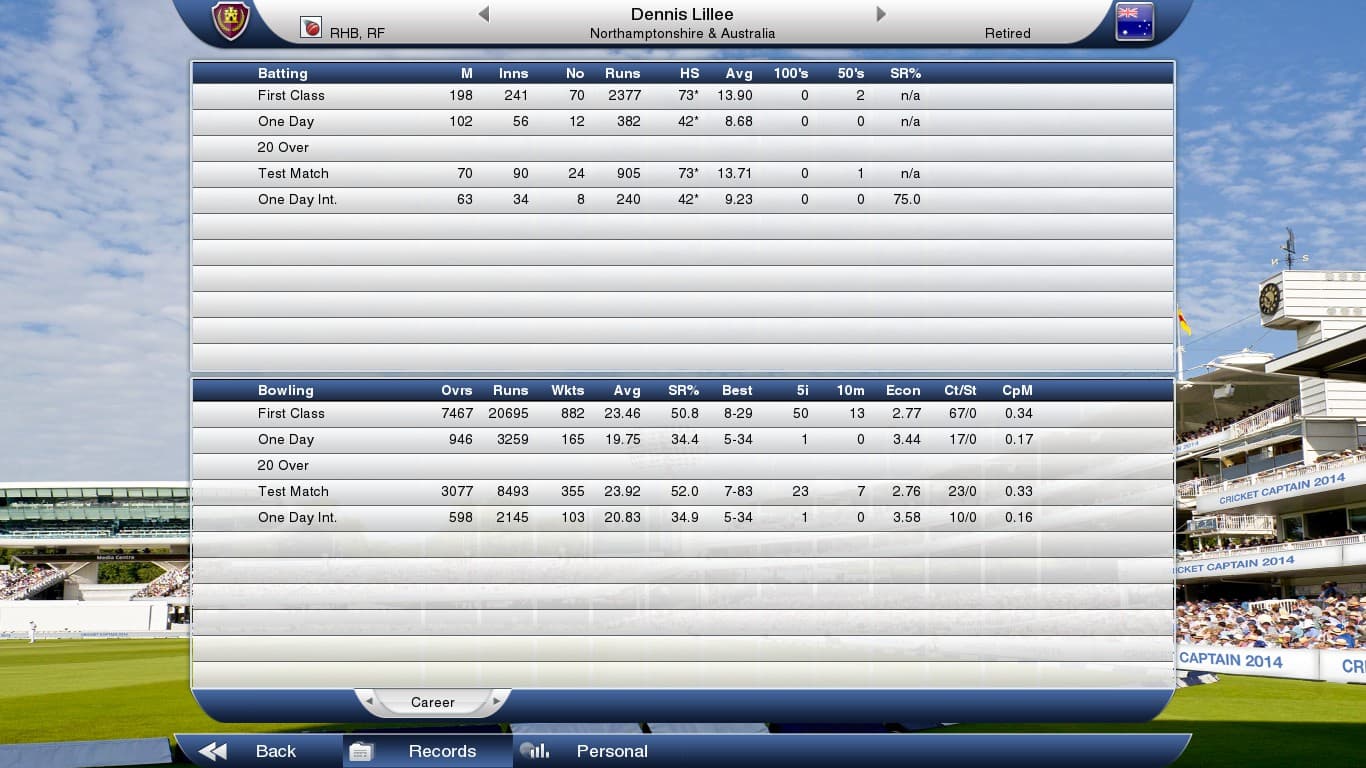 Cricket Captain 2014 PC Steam Account - 5