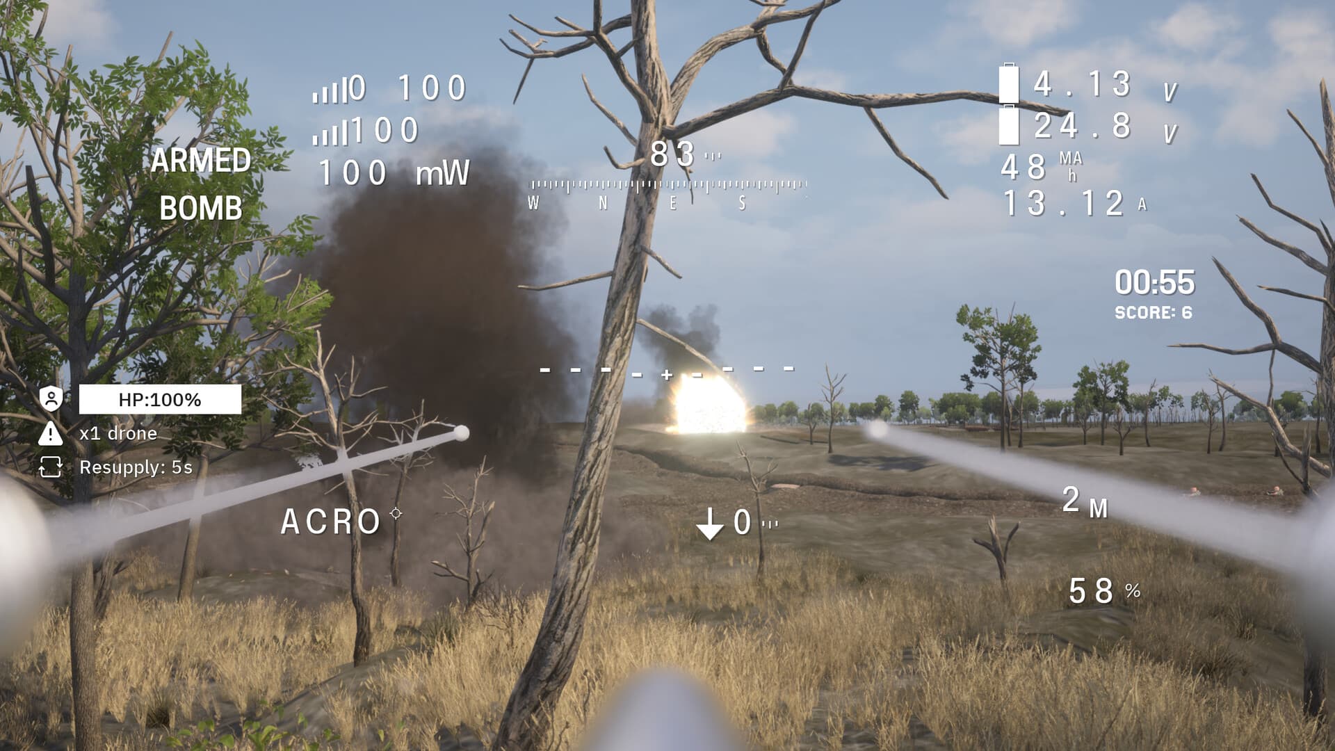 Ukrainian Fight Drone Simulator PC Steam Account - 5
