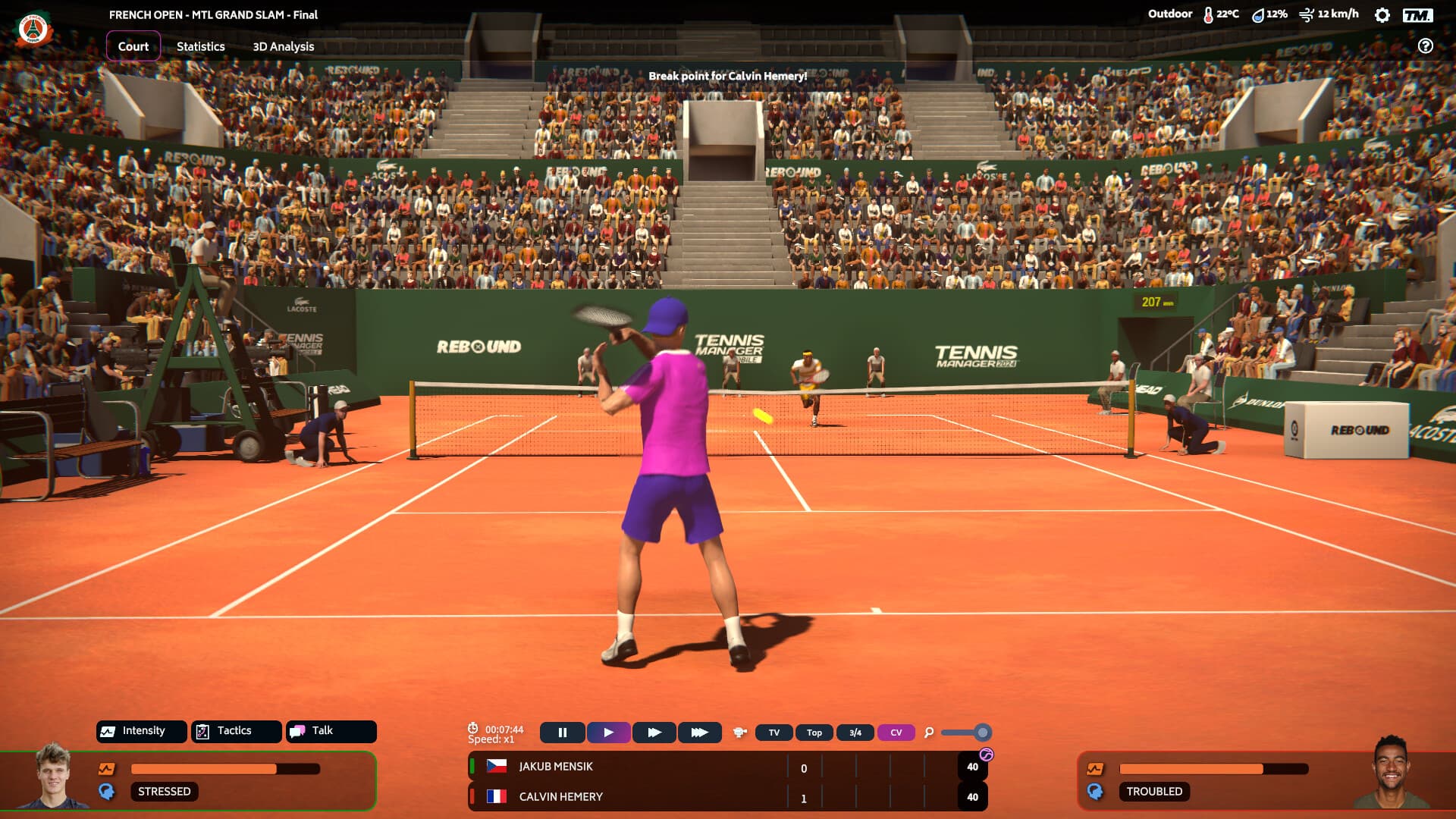 Tennis Manager 2024 PC Steam Account - 2