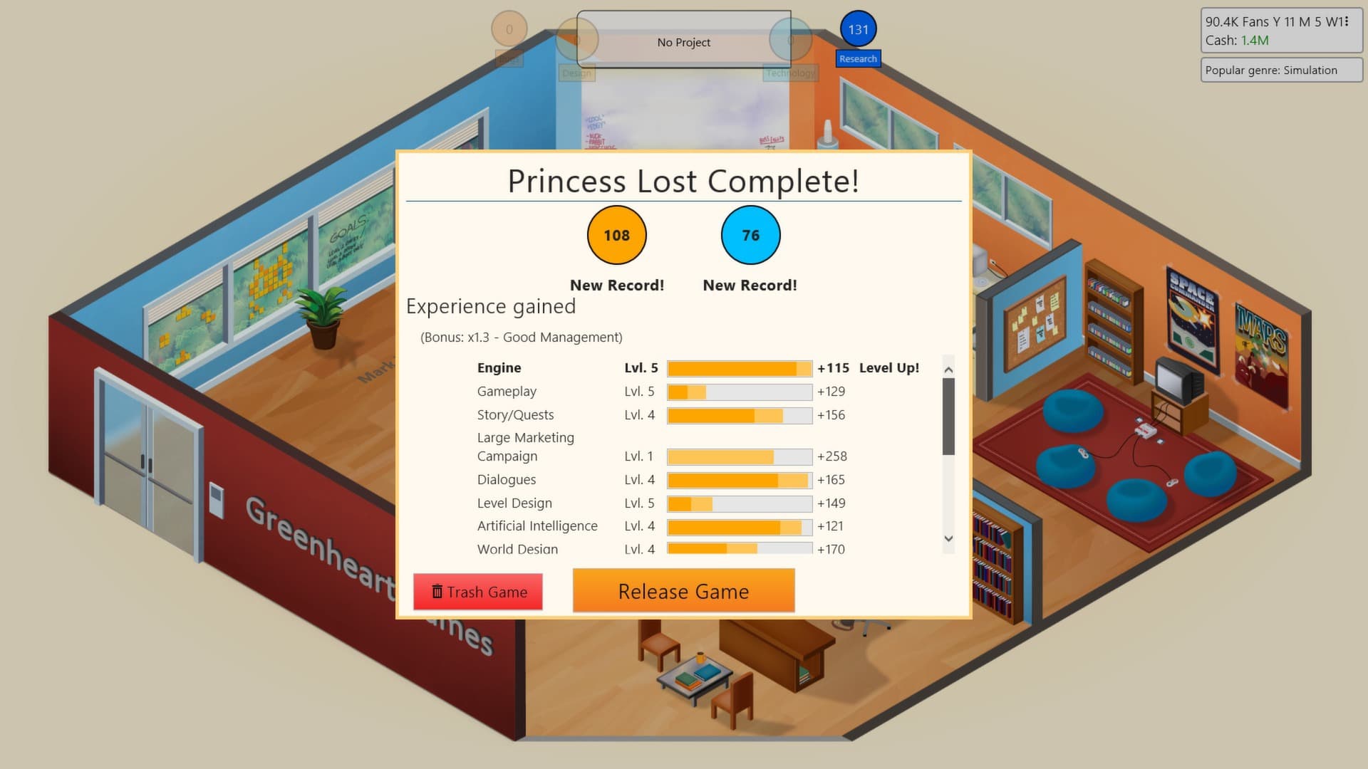 Game Dev Tycoon PC Steam Account - 5