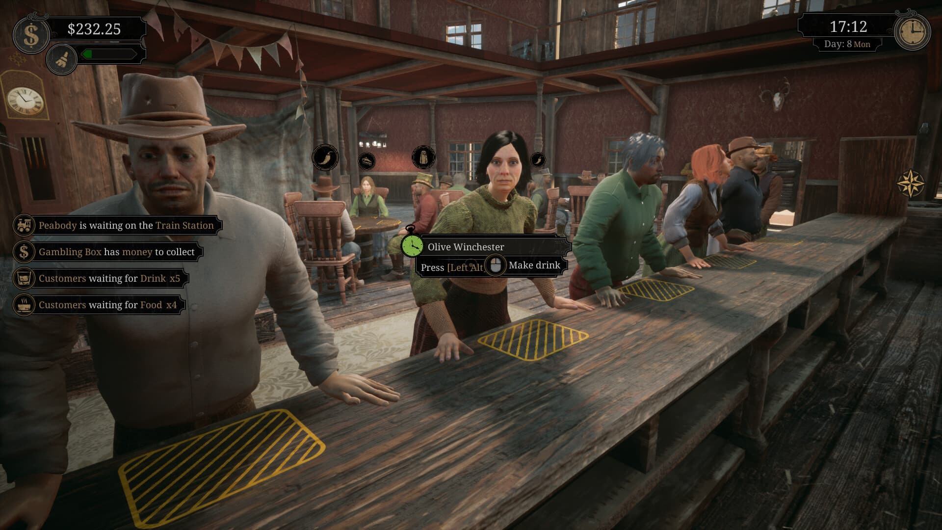 Saloon Simulator PC Steam Account - 2