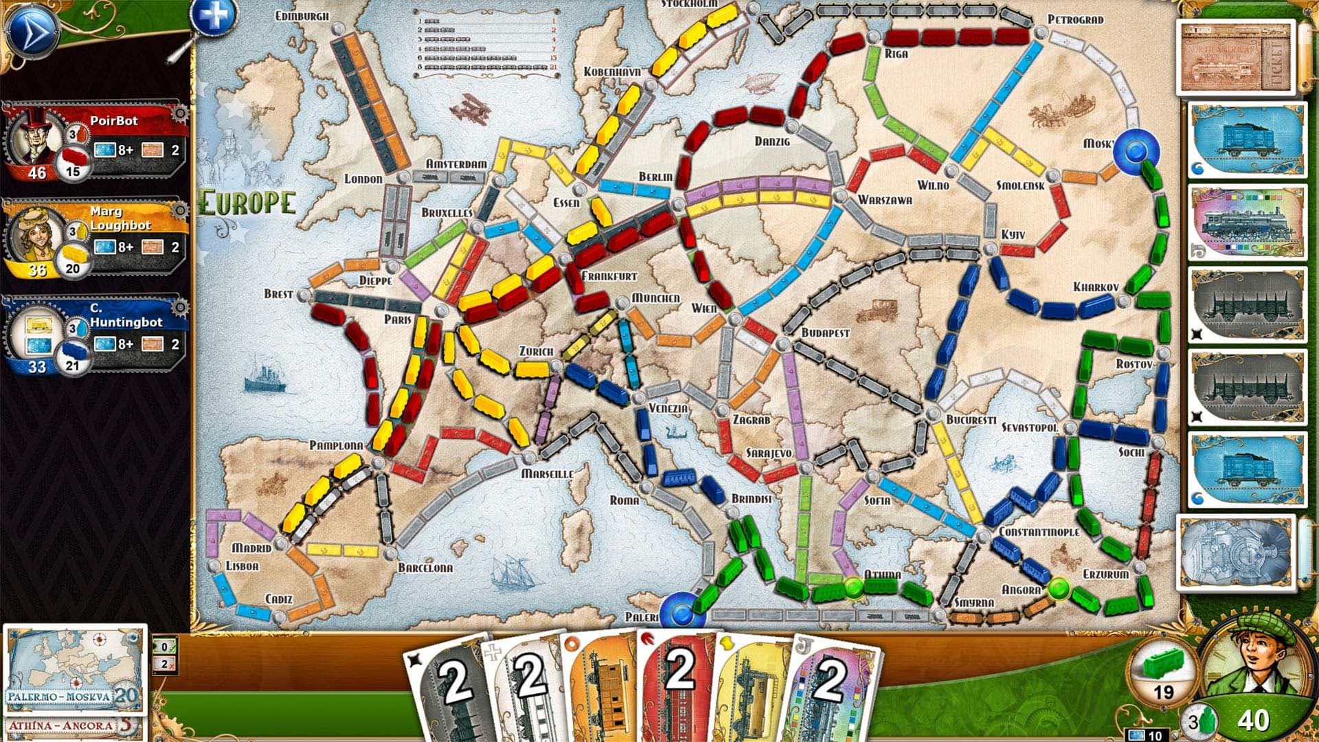 Ticket to Ride: Classic Edition - Europe DLC Steam CD Key - 2