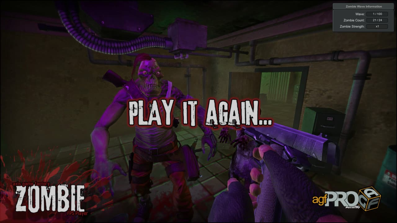 Axis Game Factory's AGFPRO Zombie FPS Player DLC PC Steam CD Key - 4