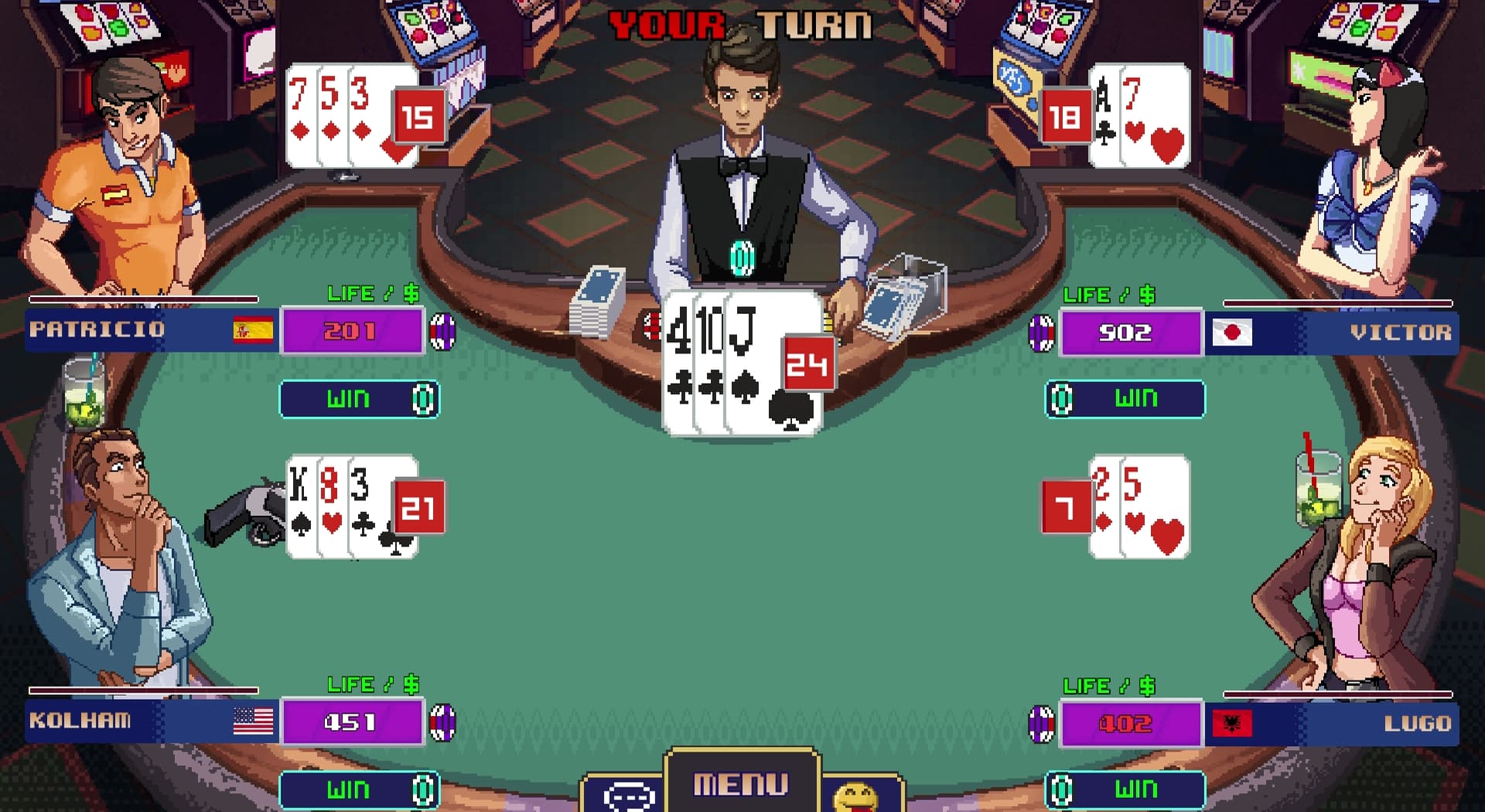 Super Blackjack Battle 2 Turbo Edition: The Card Warriors Steam CD Key - 3