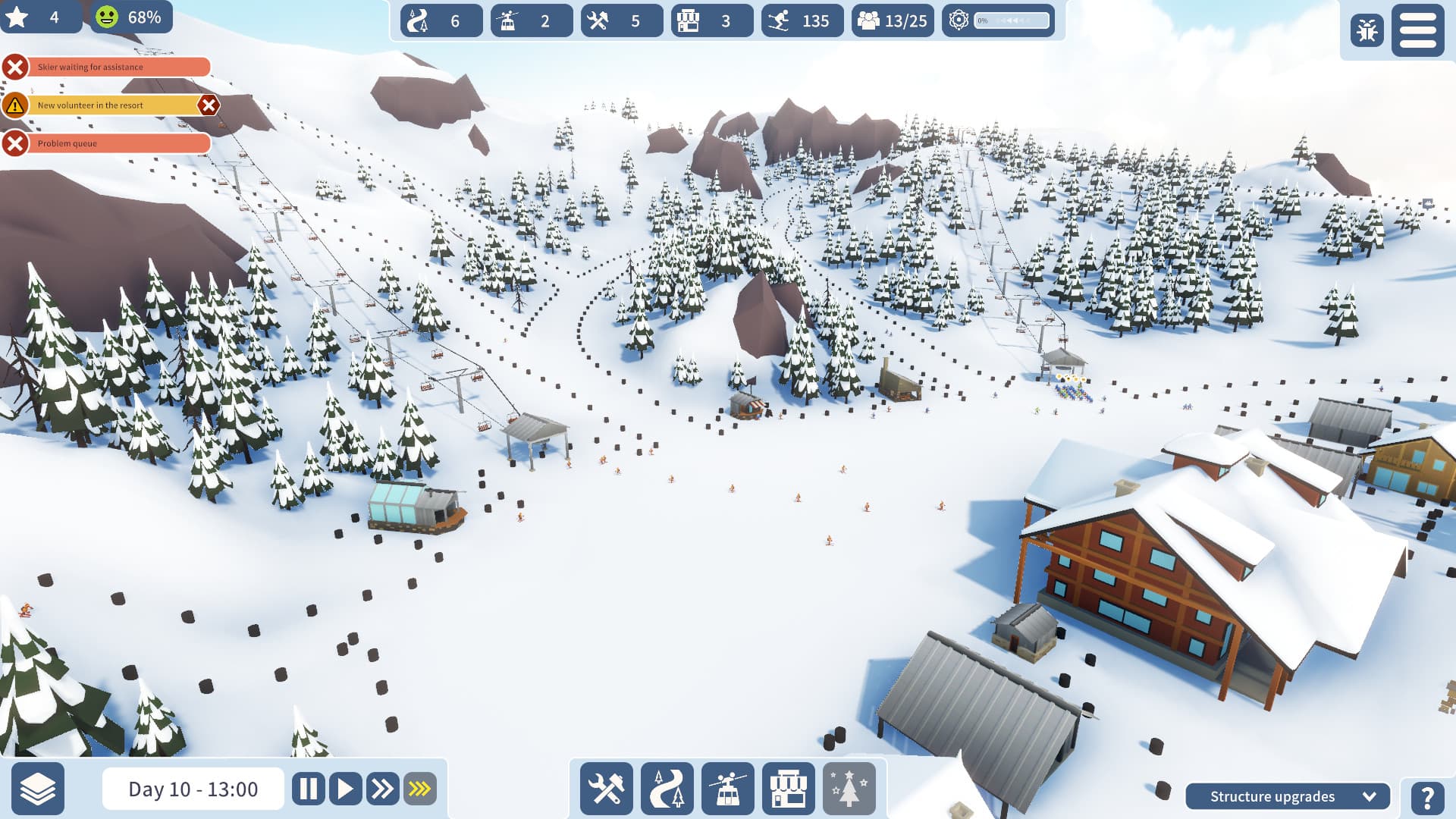 Snowtopia: Ski Resort Builder PC Steam Account - 2
