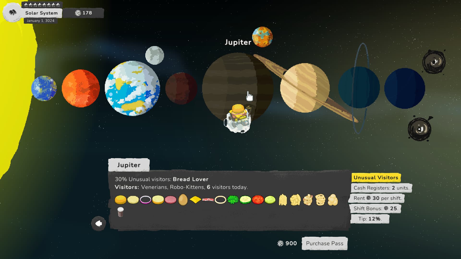 Galaxy Burger PC Steam Account - 5